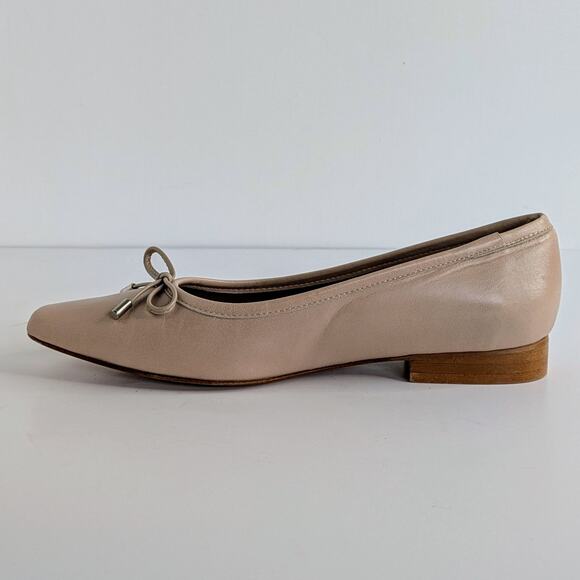 Flattered Cream Flats with Bow Detail - Picture 6 of 15